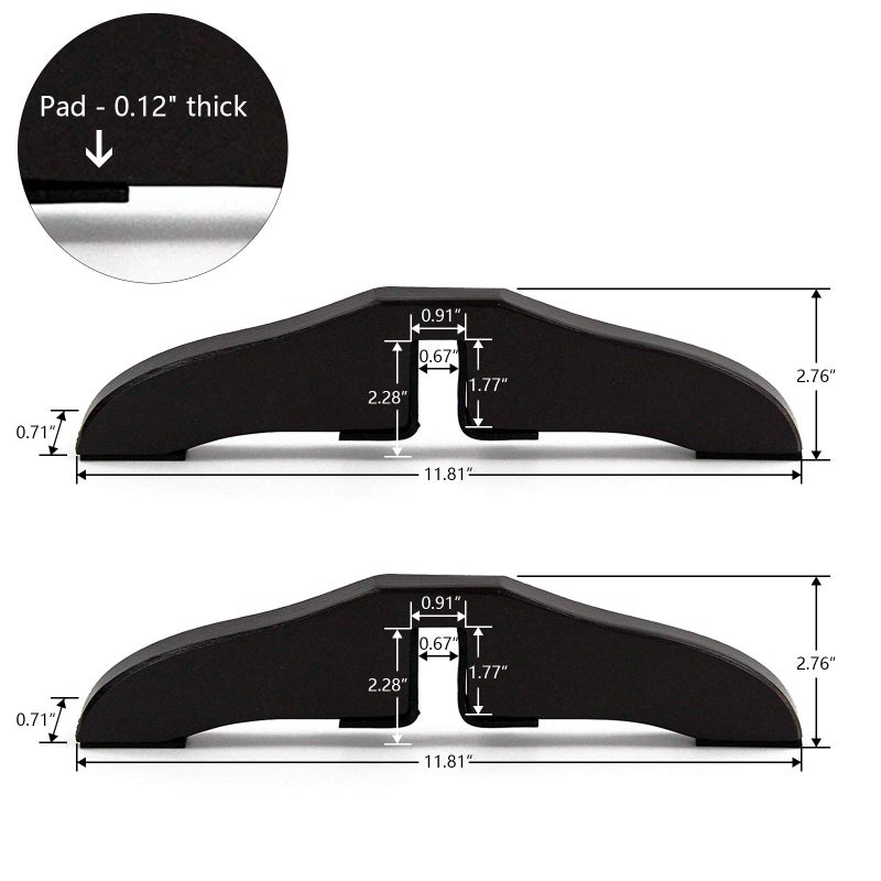 WELLAND Support Feet for 360 Degree Configurable Gate Collection, Espresso, A Pair - Image 3